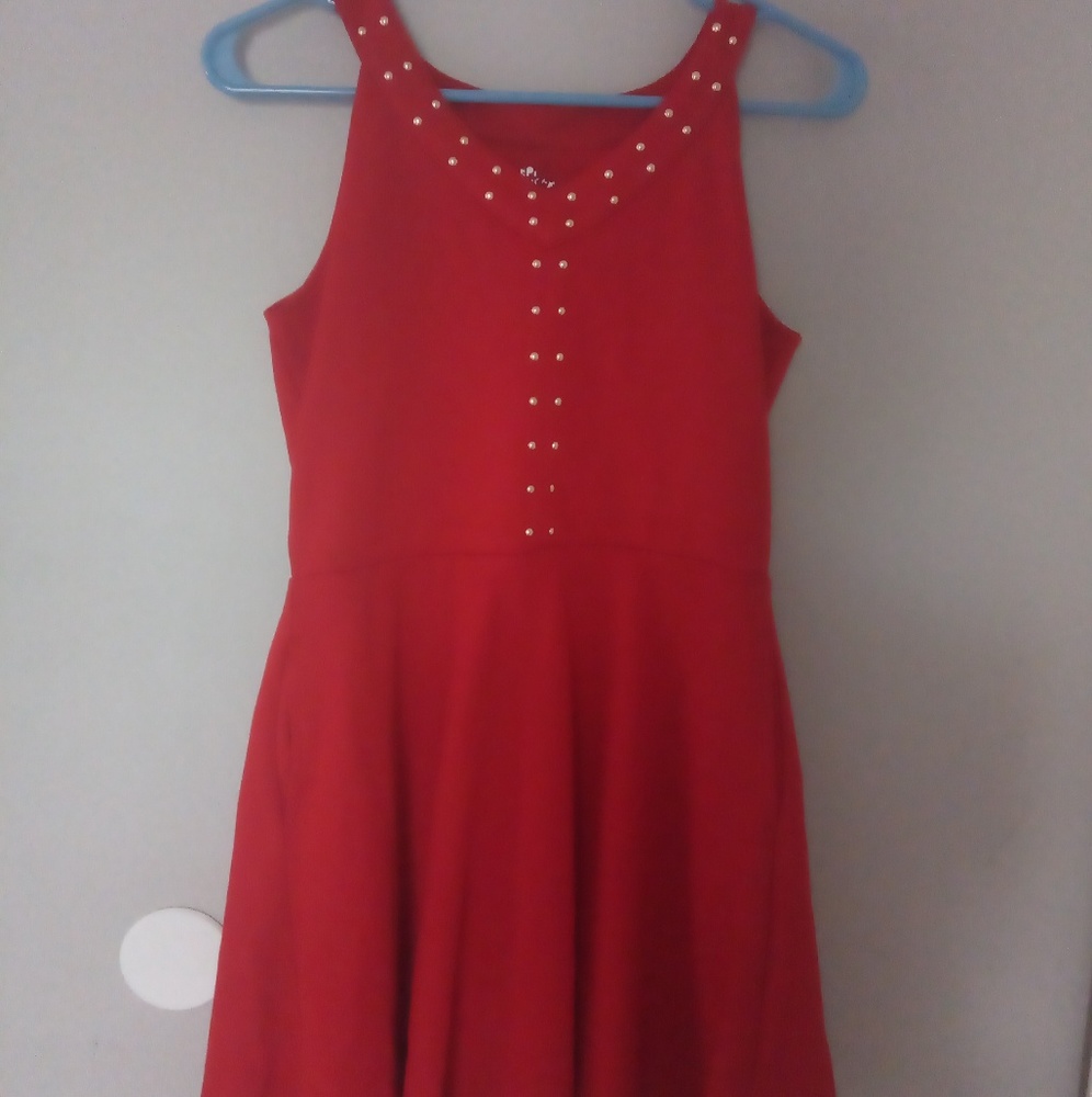 Red Skater Dress